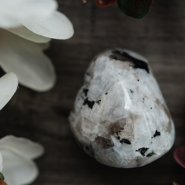 Tęczowy kamień księżycowy/ unikat