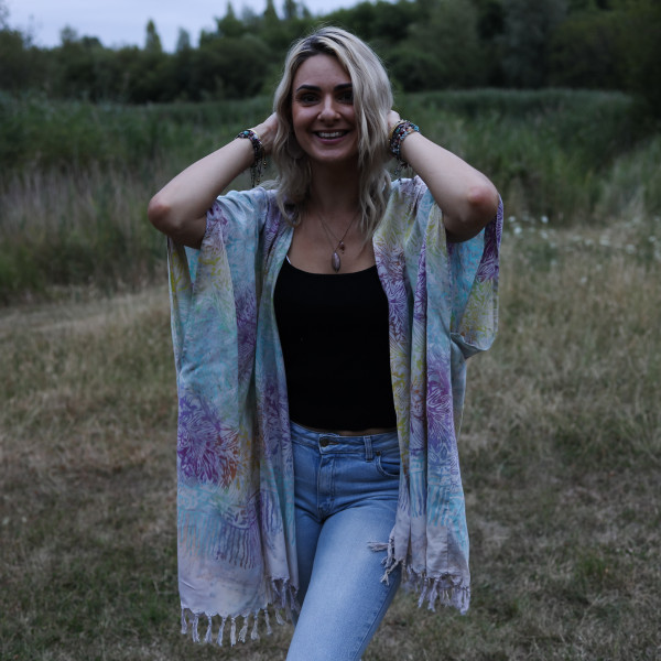 Kimono wild tęcza