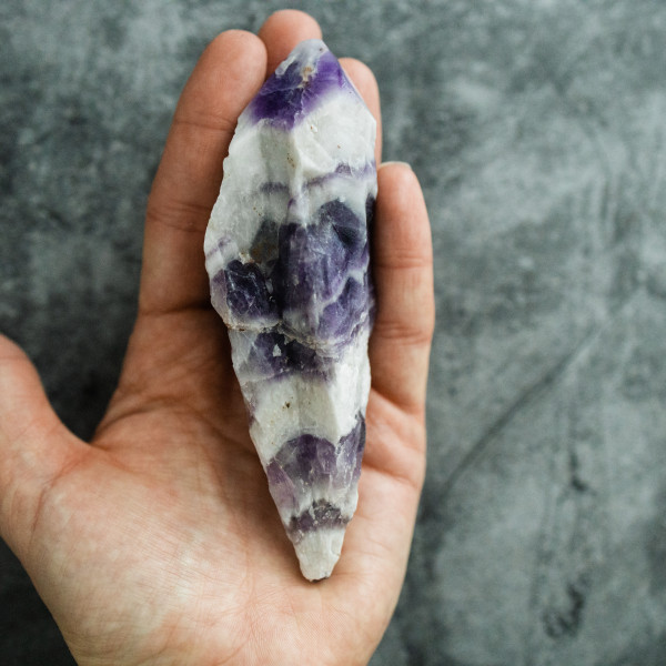 Ametyst Chevron- niezwykły okaz