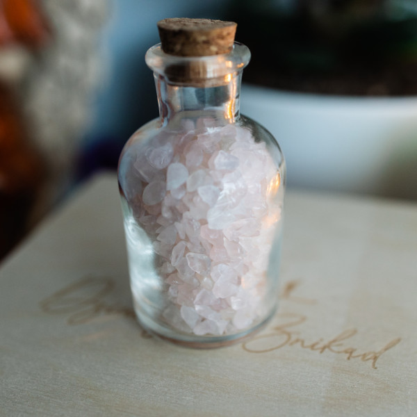 Kryształowa fiolka- Na otwarcie czakry serca